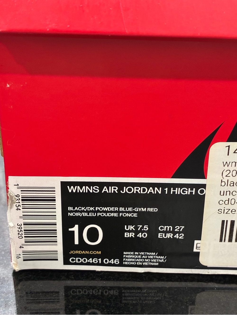 Air Jordan 1 High OG UNC to Chicago Women’s Size 10 CD0461-046 - Picture 10 of 11